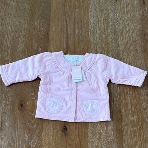 Janie and Jack Light Pink Baby Jacket